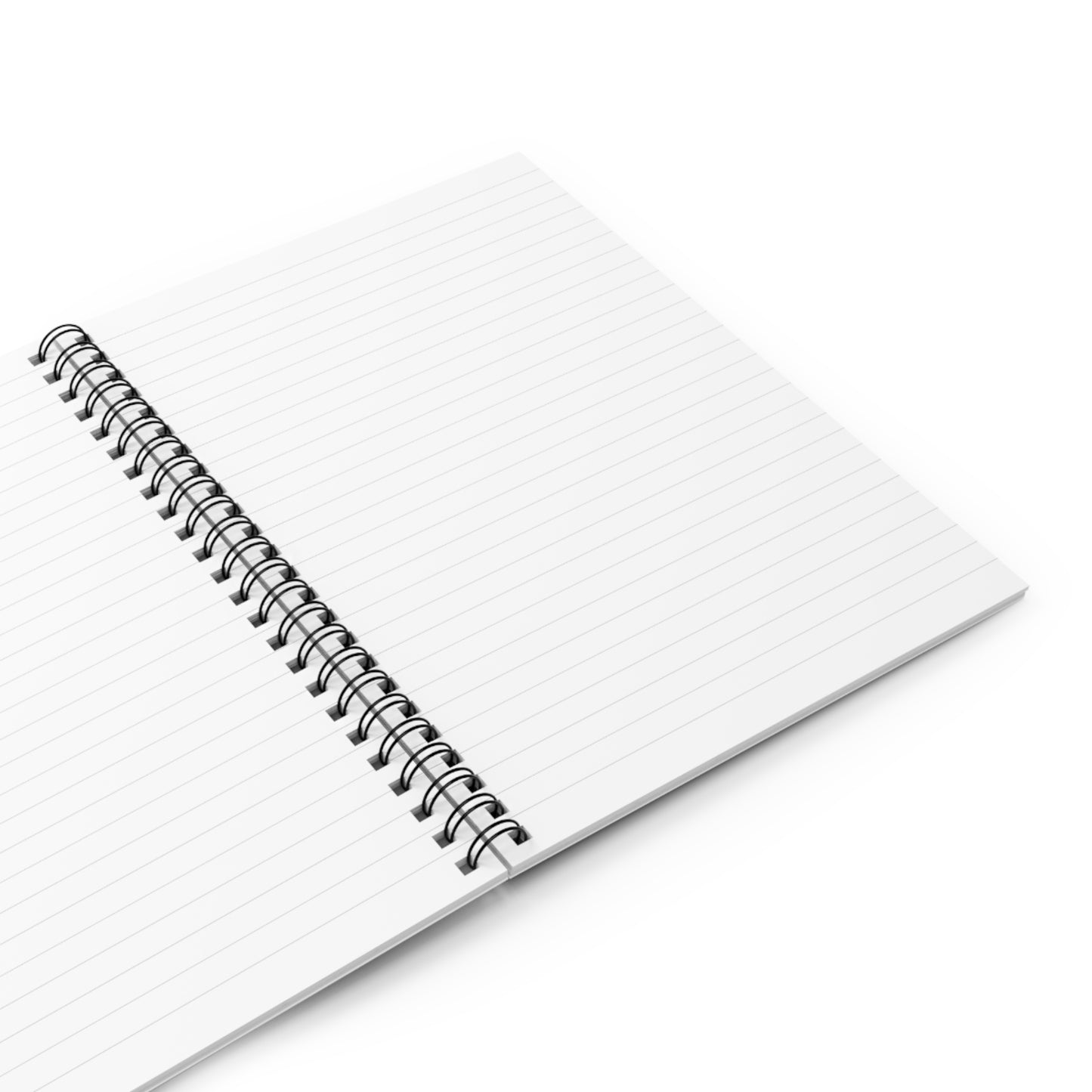 Saved By Grace Spiral Notebook - Ruled Line (Black)