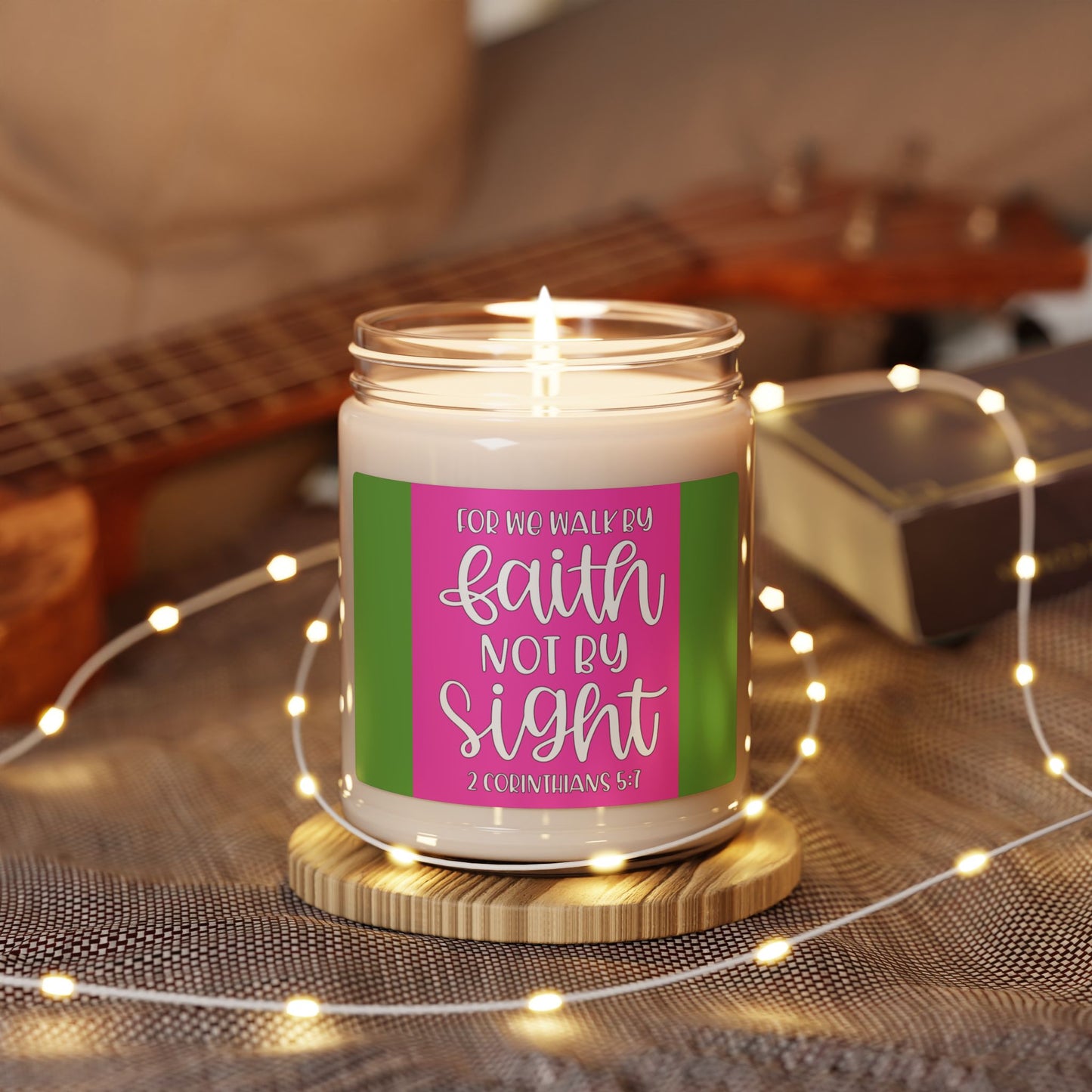 Faith Scented Soy Candle, 9oz