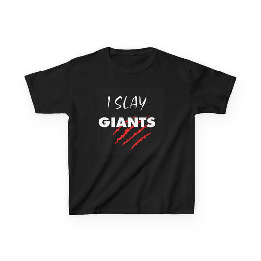 David and Goliath Inspired Kids Heavy Cotton™ Tee (black)